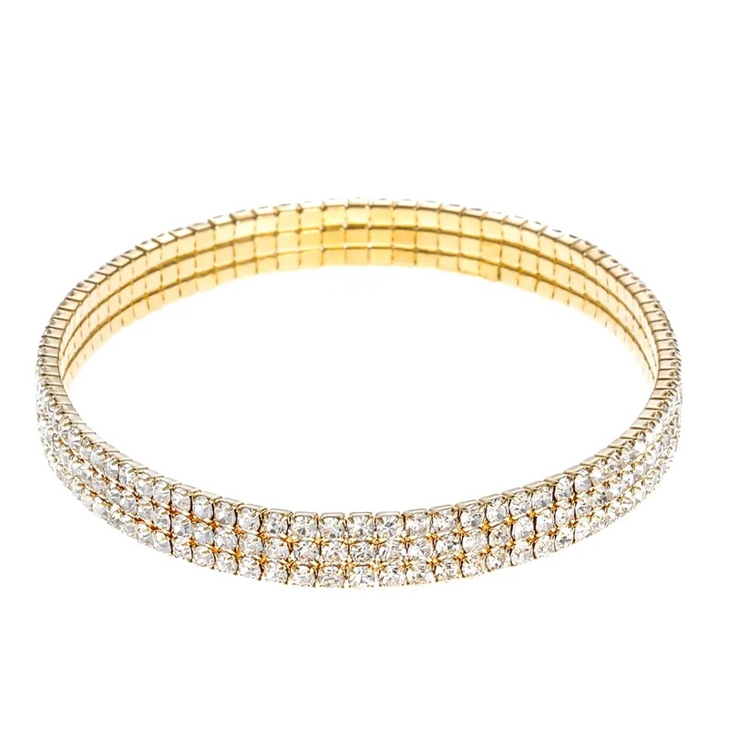 Rhinestone Stretch Bracelet LB0285